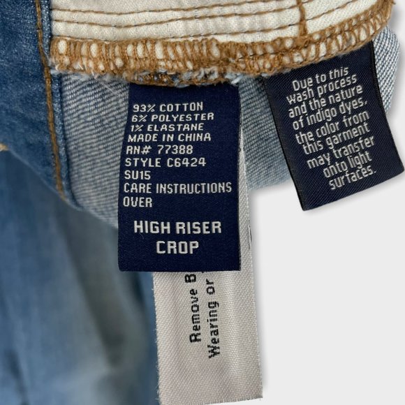 Madewell High Riser Crop Jeans in Mazzy Wash - Picture 9 of 9